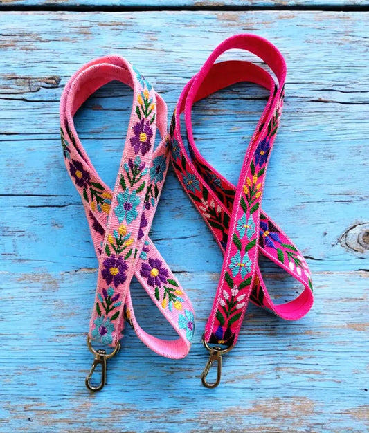 Etsy Mexican Floral Embroidered Lanyard