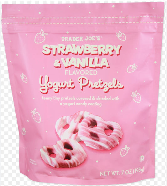 Trader Joe’s Strawberry Vanilla Yogurt Pretzels